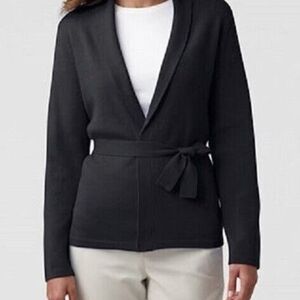 Lands' End Cardi Tie Shacket, BIFL